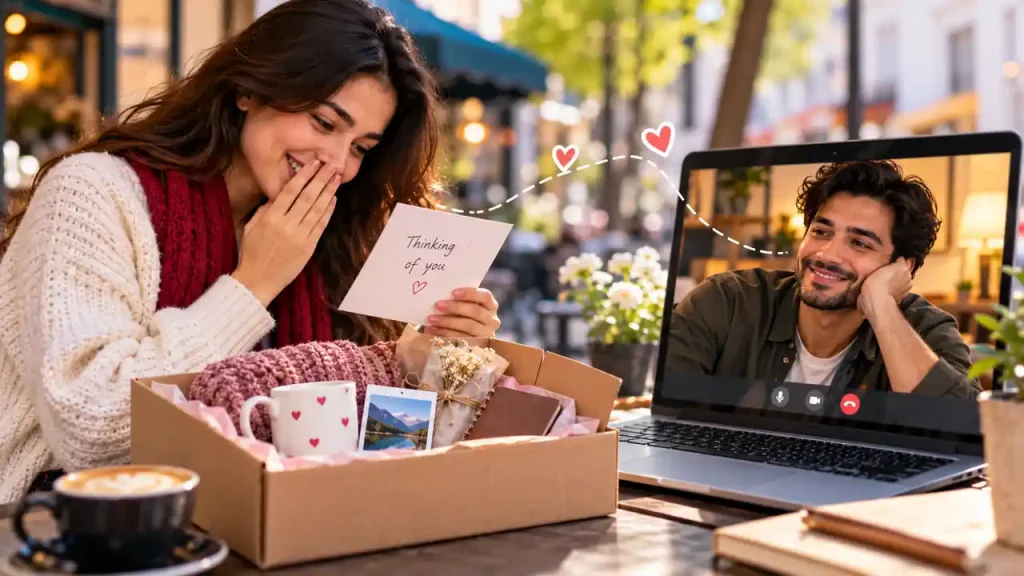 Make affection personal for long-distance relationship