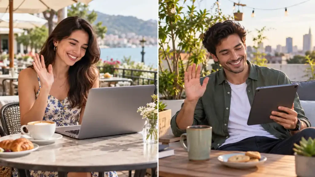 Plan virtual dates for long-distance relationship