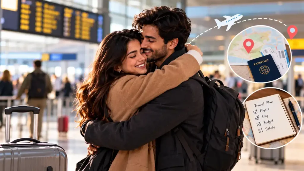 Plan visits around real budgets and safety for long-distance relationship