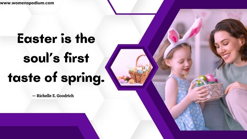 quotes about easter taste of spring