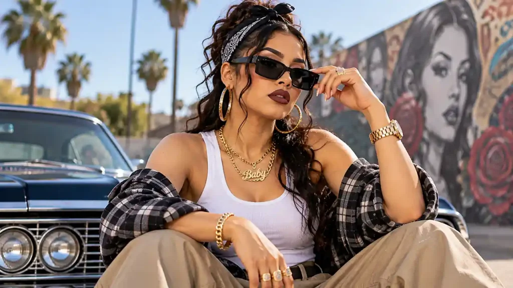 Cholos in the 90s, Jewelry and accessories