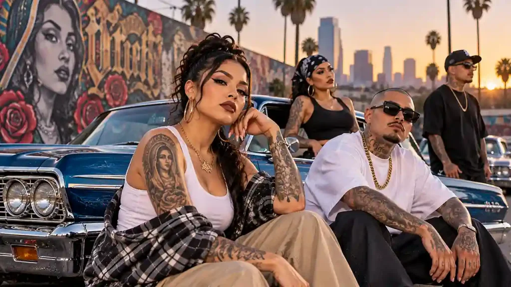 Tattoos, lettering and lowrider culture