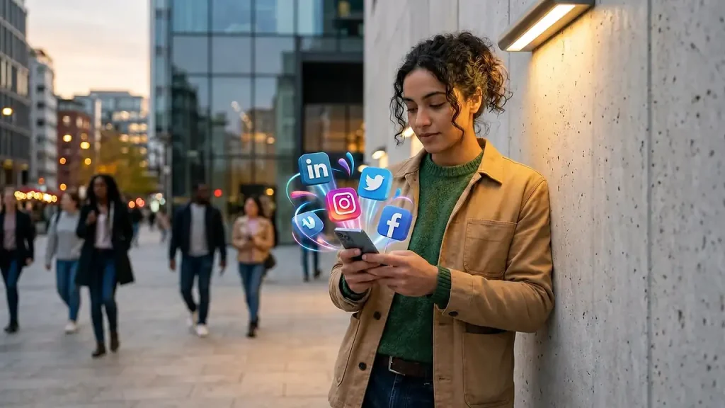 Noticing your social media