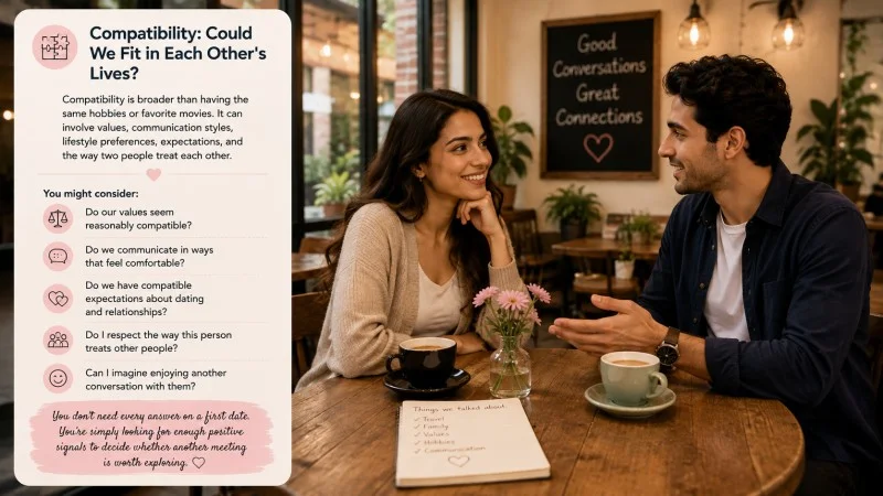 Compatibility on blind date
